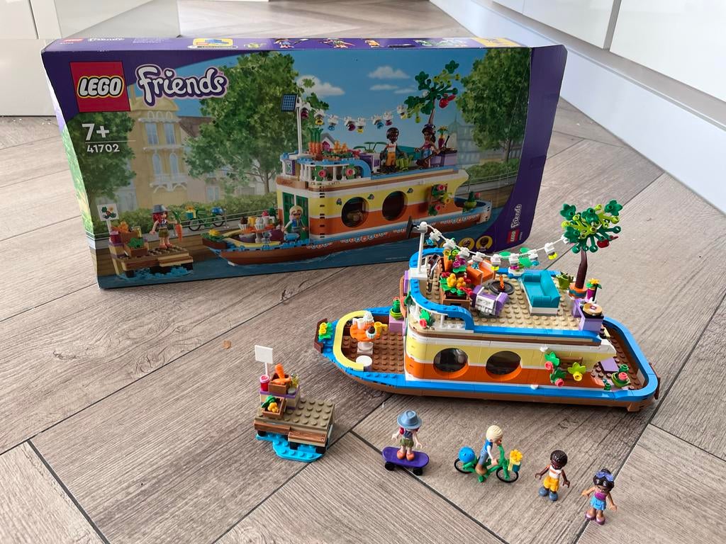 LEGO Friends 41702 Woonboot met instructieboekje en stickers, Ophalen of Verzenden, Zo goed als nieuw, Overige merken