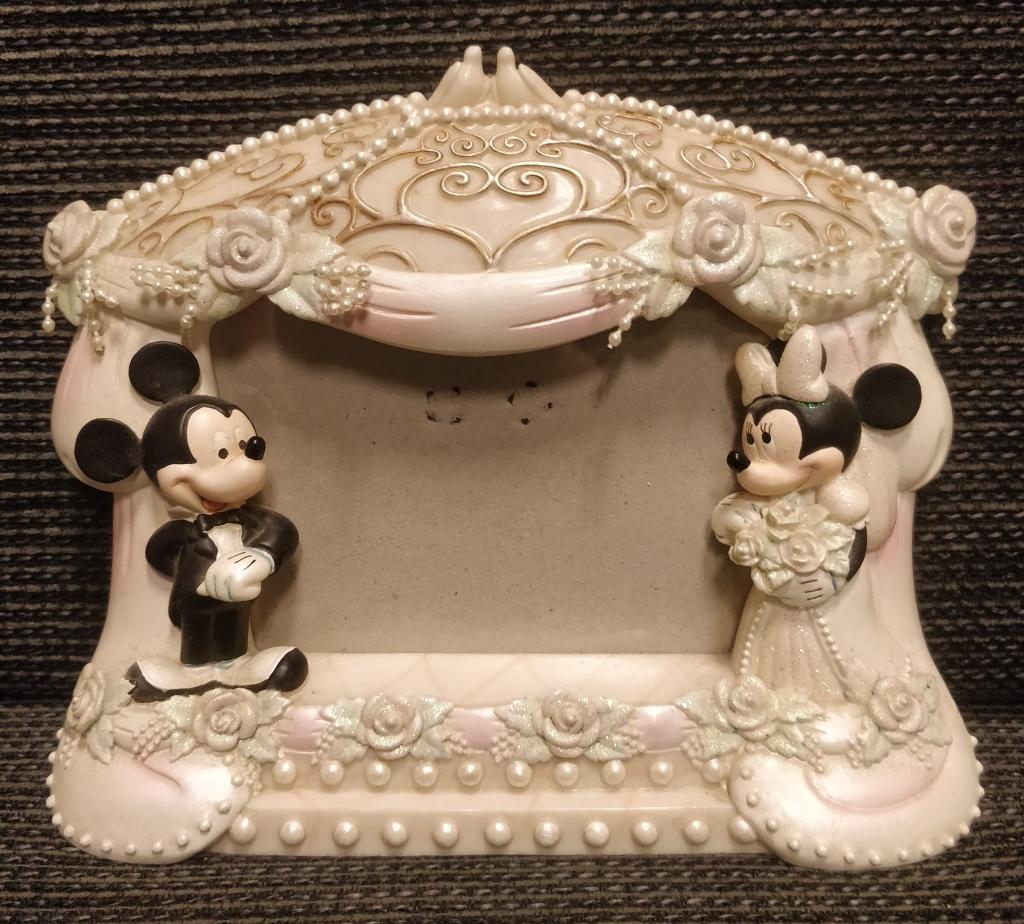 Disneyland parijs mickey en minnie fotolijst, Ophalen of Verzenden, Overige figuren, Zo goed als nieuw, Overige typen