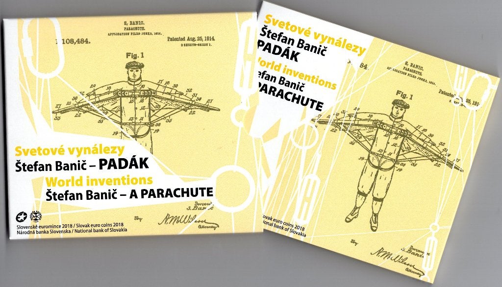 BU set Slowakije 2018 - 1 cent t/m 2 euro - Bister Parachute, Verzenden, Slowakije, Overige waardes, Setje