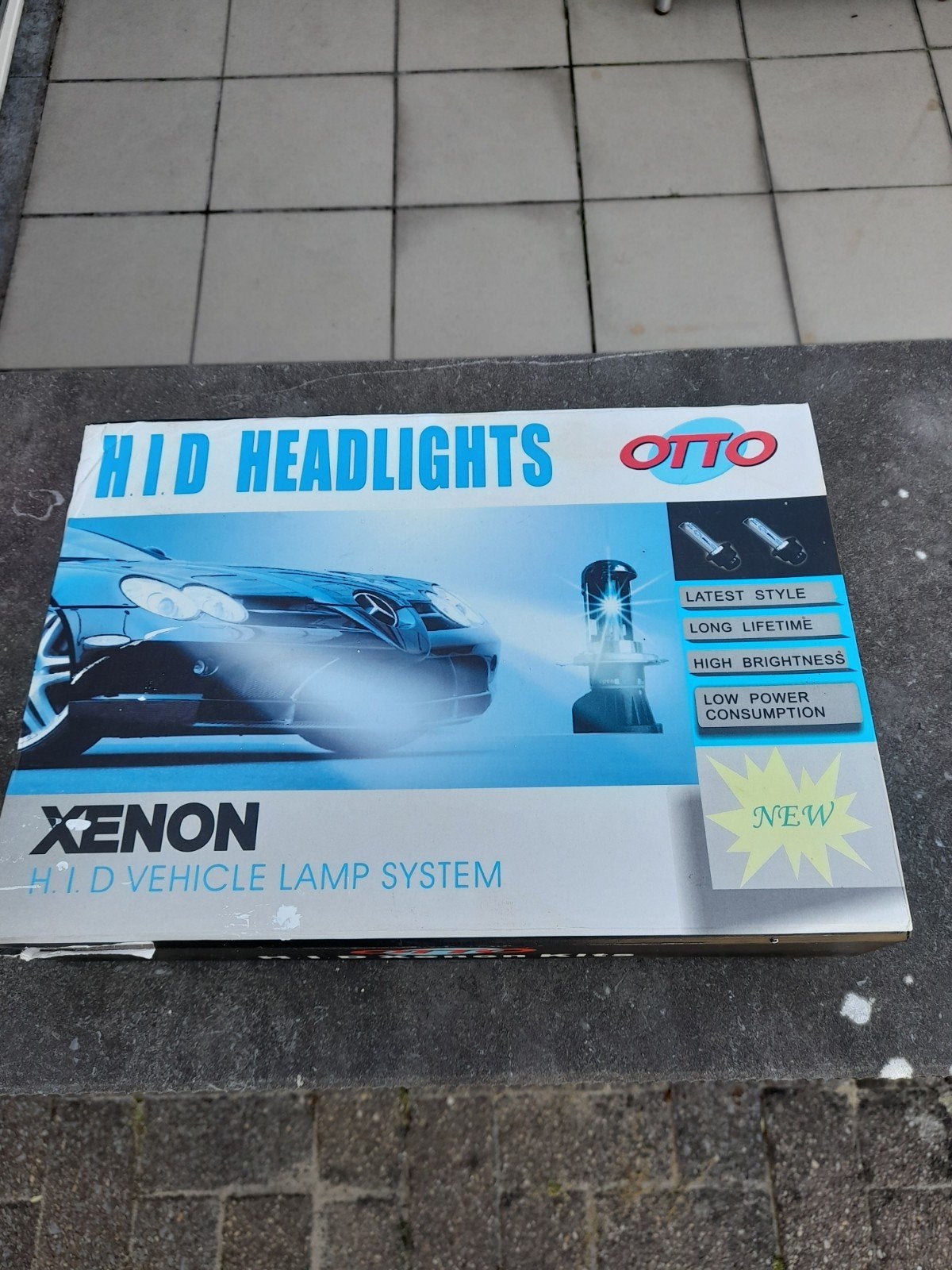Auto verlichting xenon, Ophalen