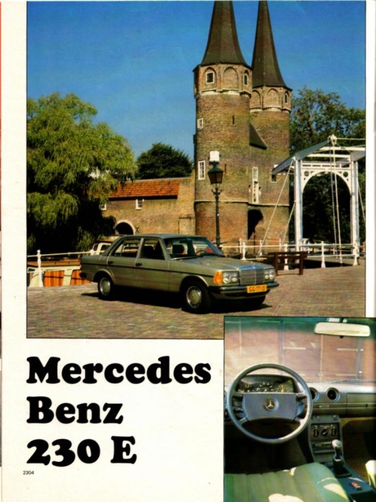 Autokampioen test Mercedes 230 E Oktober 1980, Ophalen of Verzenden, Gelezen, Mercedes
