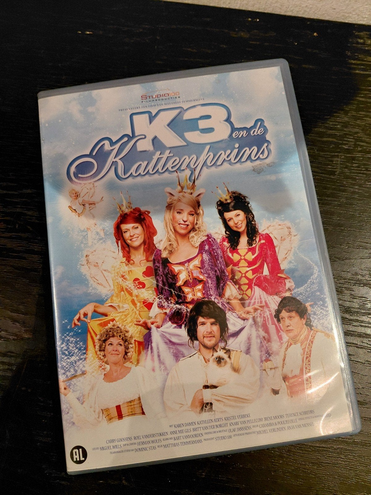 Dvd K3 en de kattenprins, Cd's en Dvd's, Dvd's | Kinderen en Jeugd, Alle leeftijden, Ophalen of Verzenden, Zo goed als nieuw