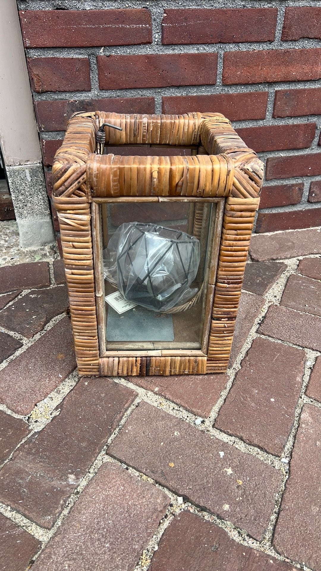 Windlichten (2 stuks). Gloednieuw., Ophalen of Verzenden, Zo goed als nieuw, Overige materialen, Minder dan 25 cm