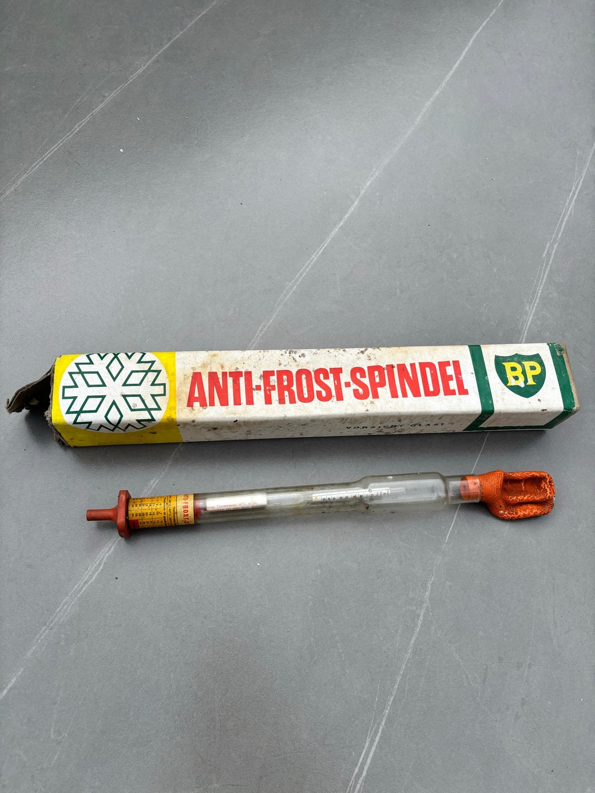 Vintage BP Anti-Frost-Spindel - Antivriesmeter, Ophalen of Verzenden, Gebruikt