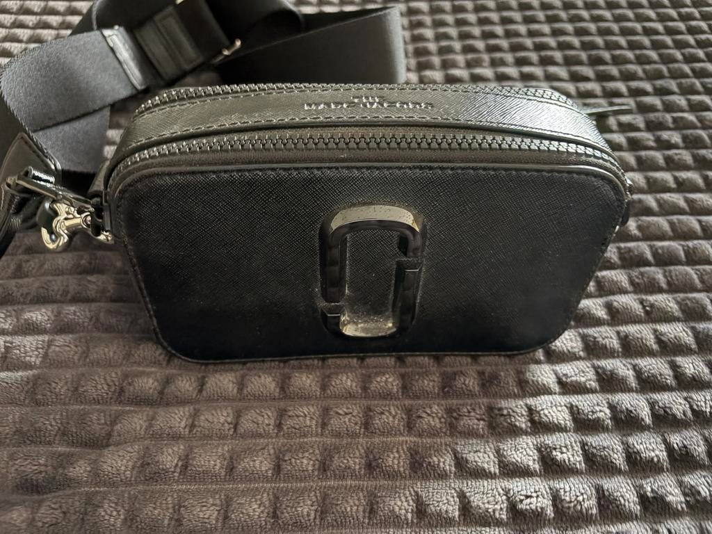 The Marc Jacobs Snapshot Crossbody Tas Zwart, Ophalen of Verzenden, Zo goed als nieuw, Zwart, Schoudertasje