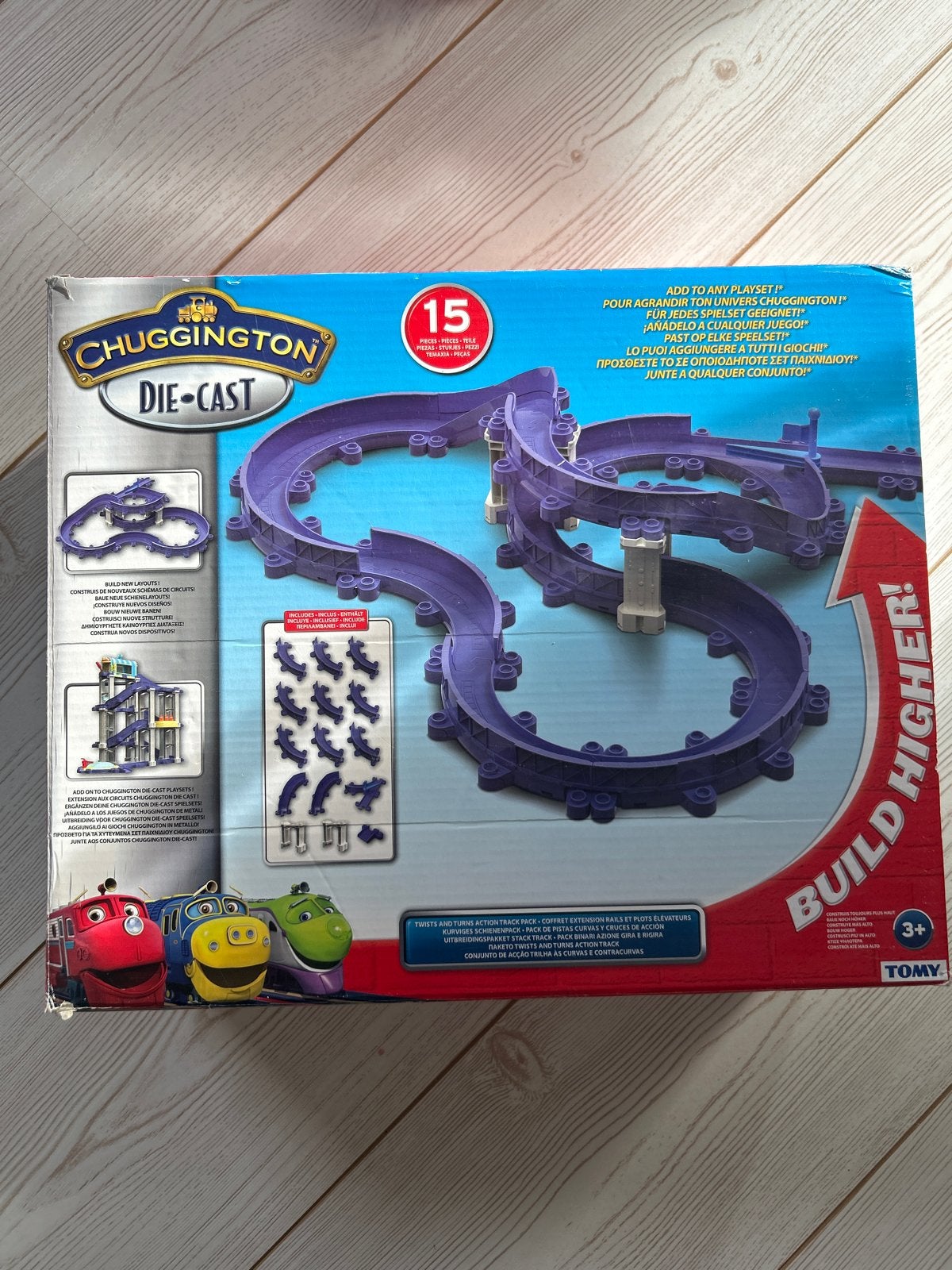 Chuggington Die-Cast Treinset - Bouw Hoger!, Ophalen, Zo goed als nieuw