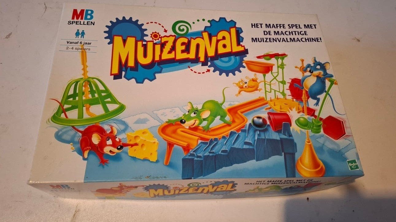 Muizenval spel, Drie of vier spelers, Ophalen of Verzenden, Gebruikt, MB Spellen