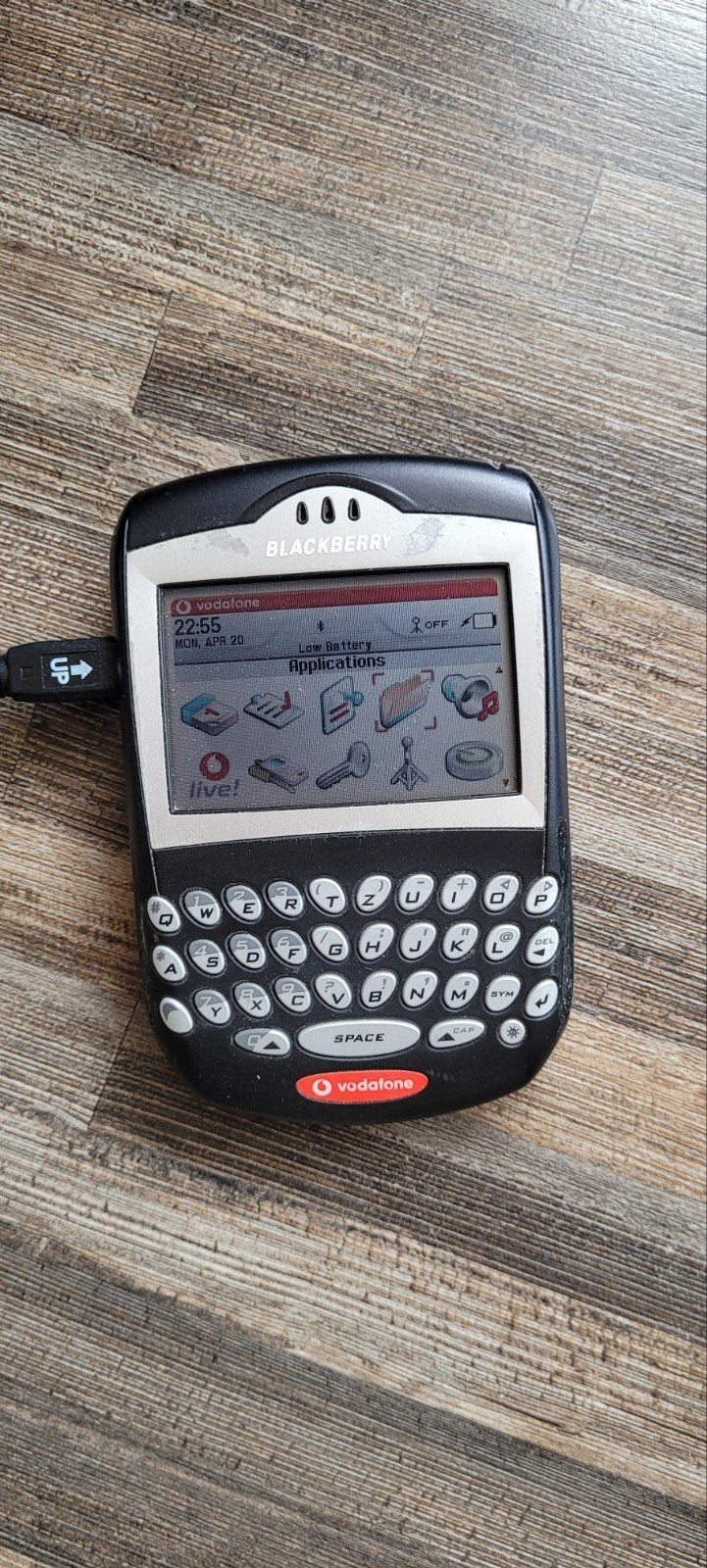 Blackberry 7290 werkend, Ophalen