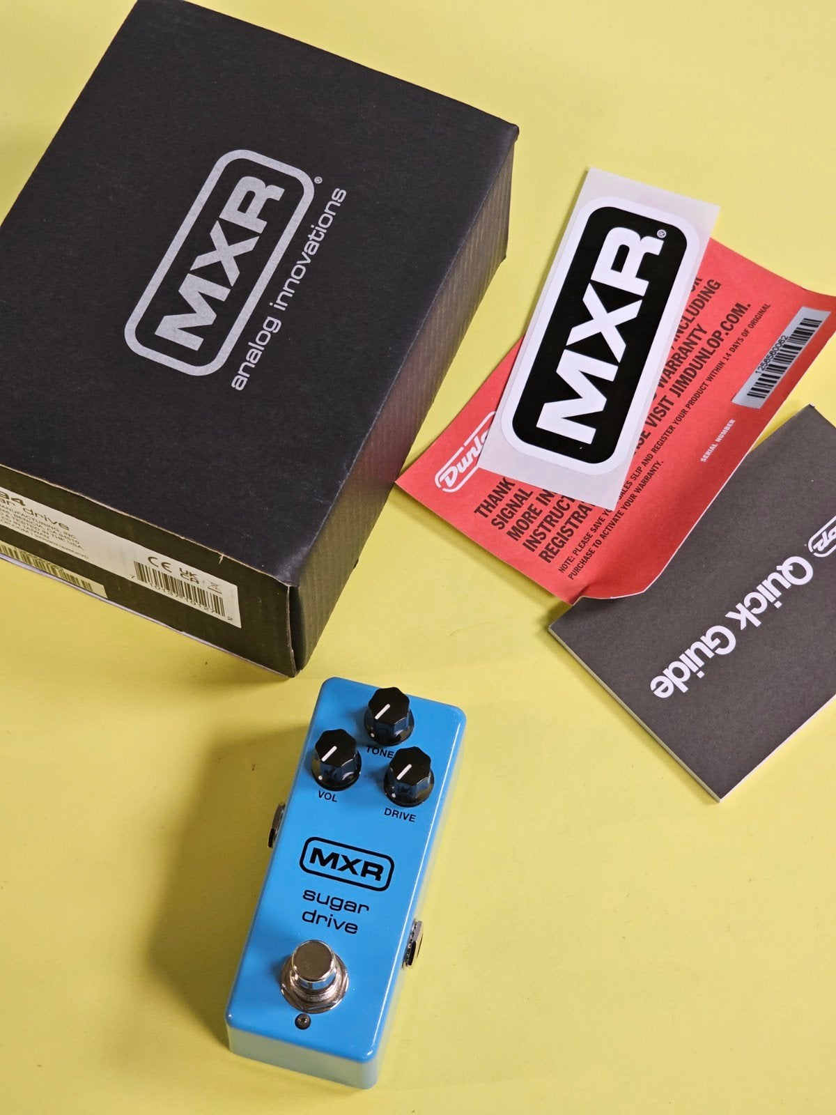MXR Sugar Drive Overdrive, Ophalen of Verzenden, Zo goed als nieuw, Distortion, Overdrive of Fuzz, Info@jimdunlop.com