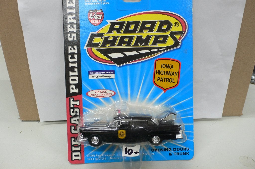 ford fairlane 1956 iowa highwaypatrol 1/43, Verzenden, Nieuw, Auto, Overige merken