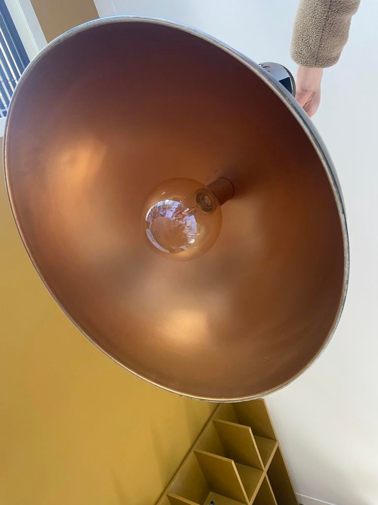 EGLO Gaetano 1 hanglamp zwart/goud - Industriële look, Ophalen of Verzenden, Zo goed als nieuw