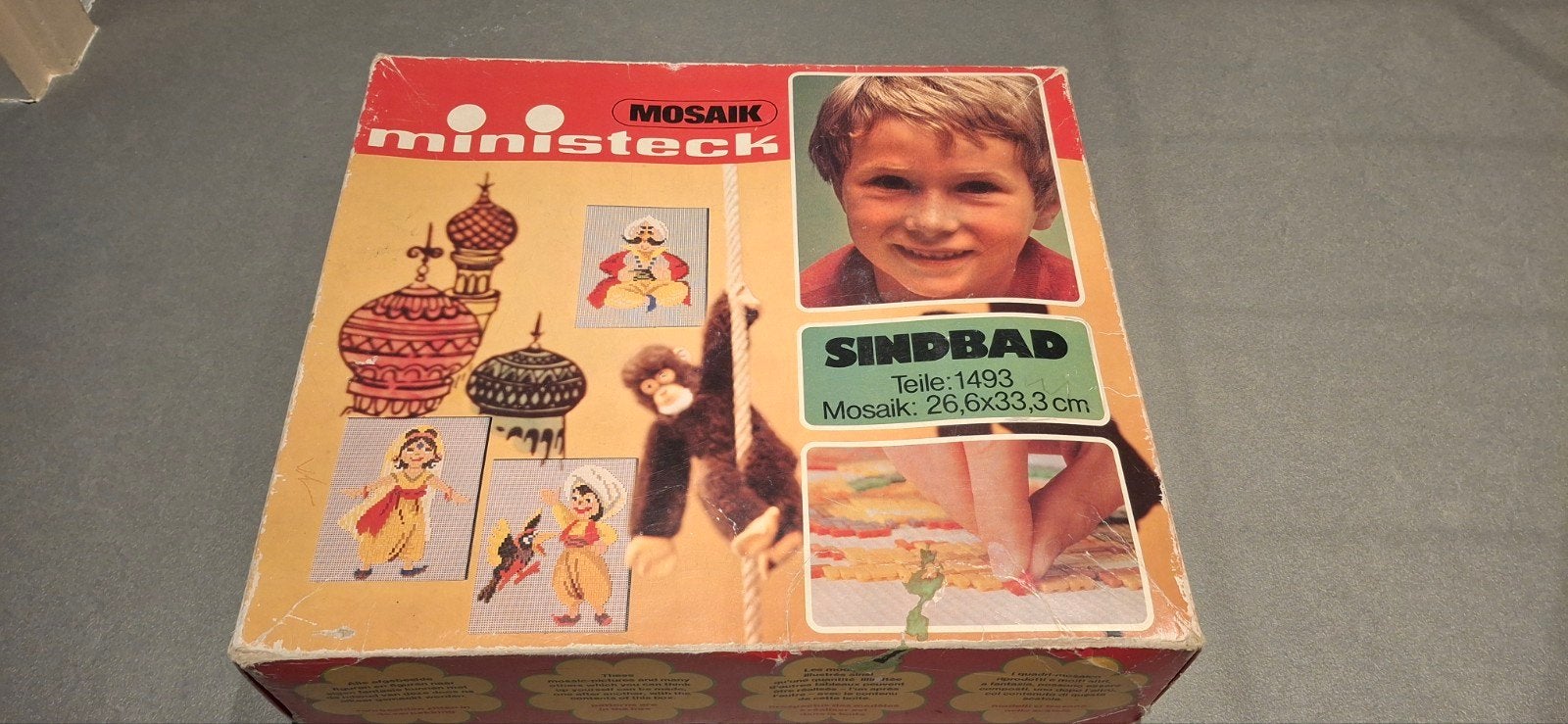 Ministeck Mozaïek Sindbad & Vogelwereld met veel onderdelen, Ophalen of Verzenden, Gebruikt, Box-set