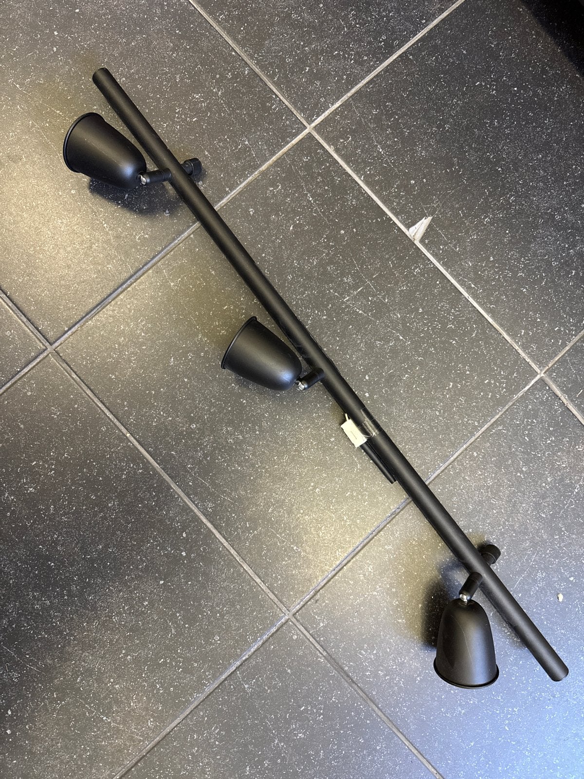 IKEA SKURUP plafondlamp - 3 spots, zwart, Ophalen, Gebruikt, Modern, Plafondspot