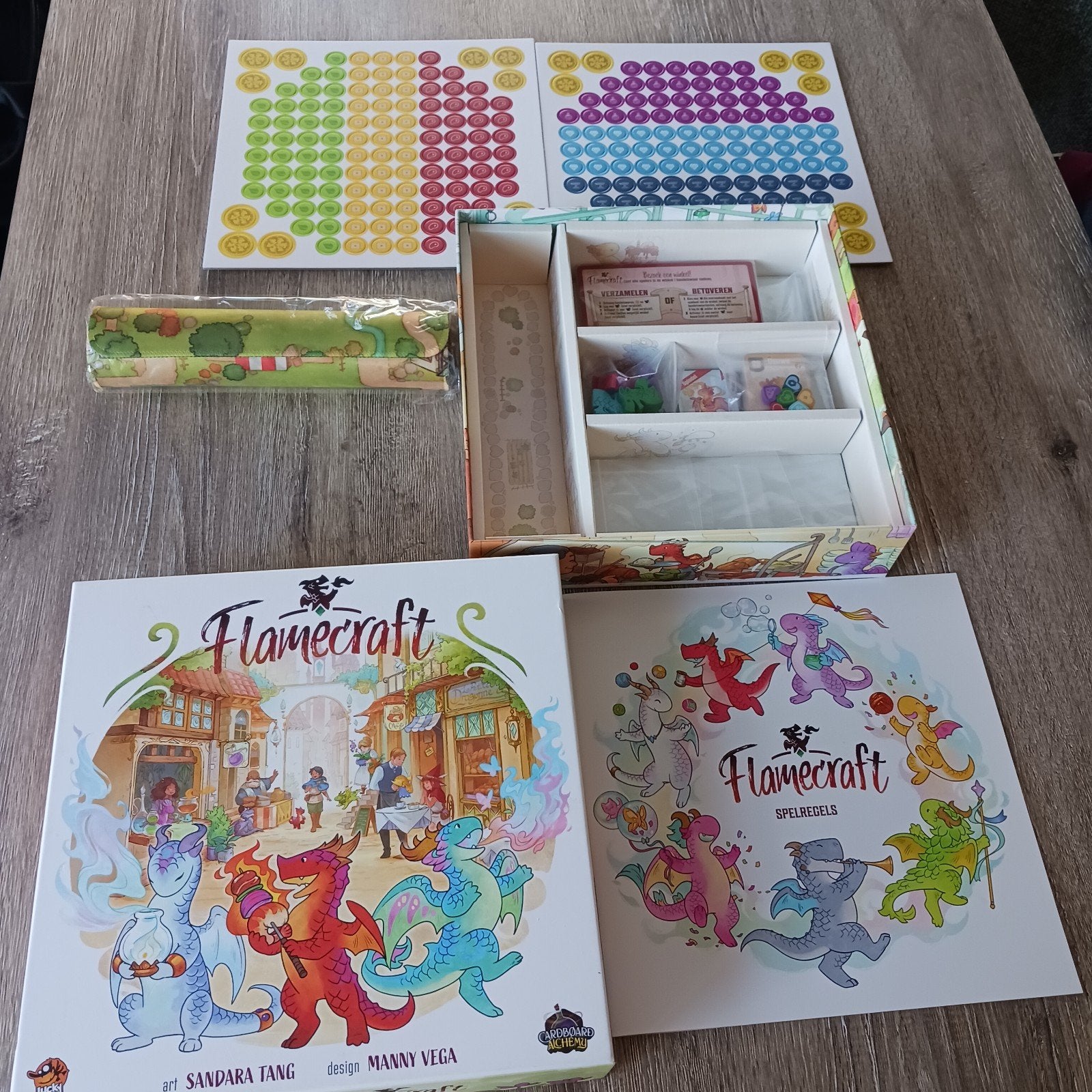Nr 3) Flamecraft, Hobby en Vrije tijd, Gezelschapsspellen | Bordspellen, Een of twee spelers, Ophalen of Verzenden, Nieuw, Lucky Duck Games