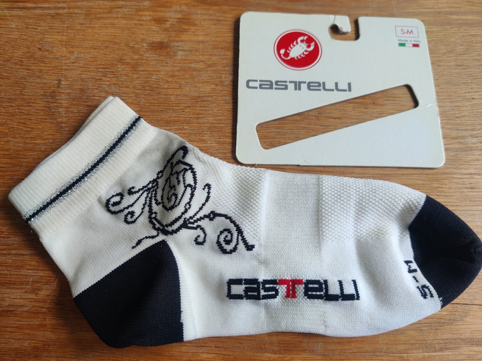 Castelli fietssokken maat 34-37, Sokken en Kniesokken, Wit, Nieuw, Overige maten