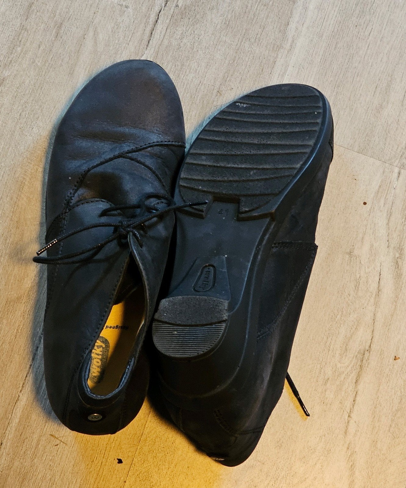 Zwarte Wolky schoenen maat 41 in nieuwstaat, Kleding | Dames, Wolky, Zwart, Lage of Enkellaarzen, Ophalen of Verzenden