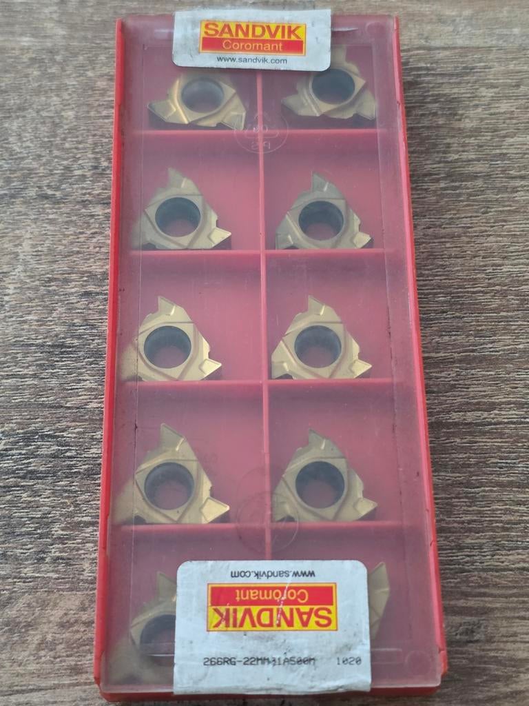 Sandvik coromant R166.0L-22UN01-060 1020 Wisselplaatjes, Ophalen of Verzenden, Nieuw