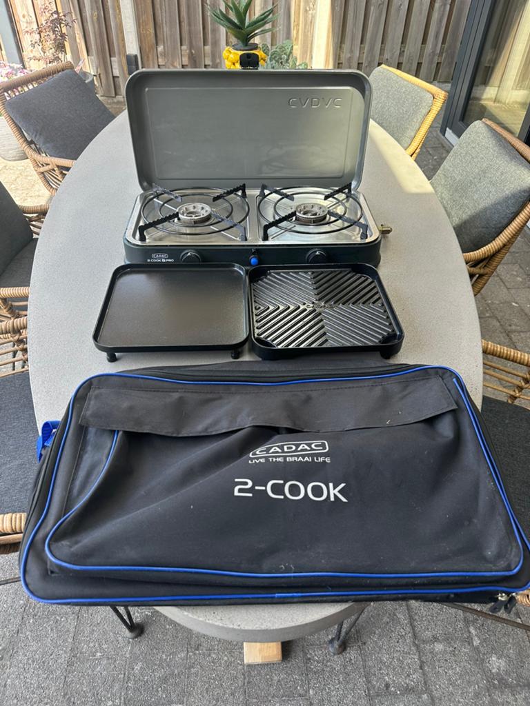 Cadac 2 cook 2 pro (202PI) compleet, Ophalen of Verzenden, Zo goed als nieuw