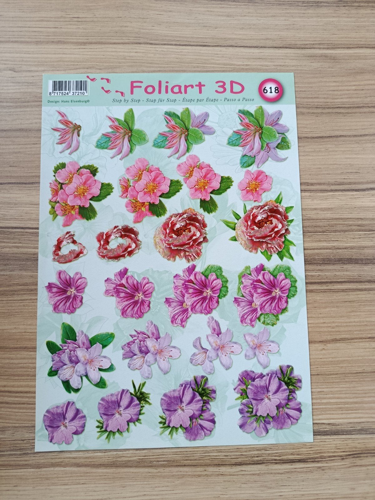 Bloemen Knipvellen,, Hobby en Vrije tijd, Ophalen of Verzenden, Nieuw, Natuur, Knipvel