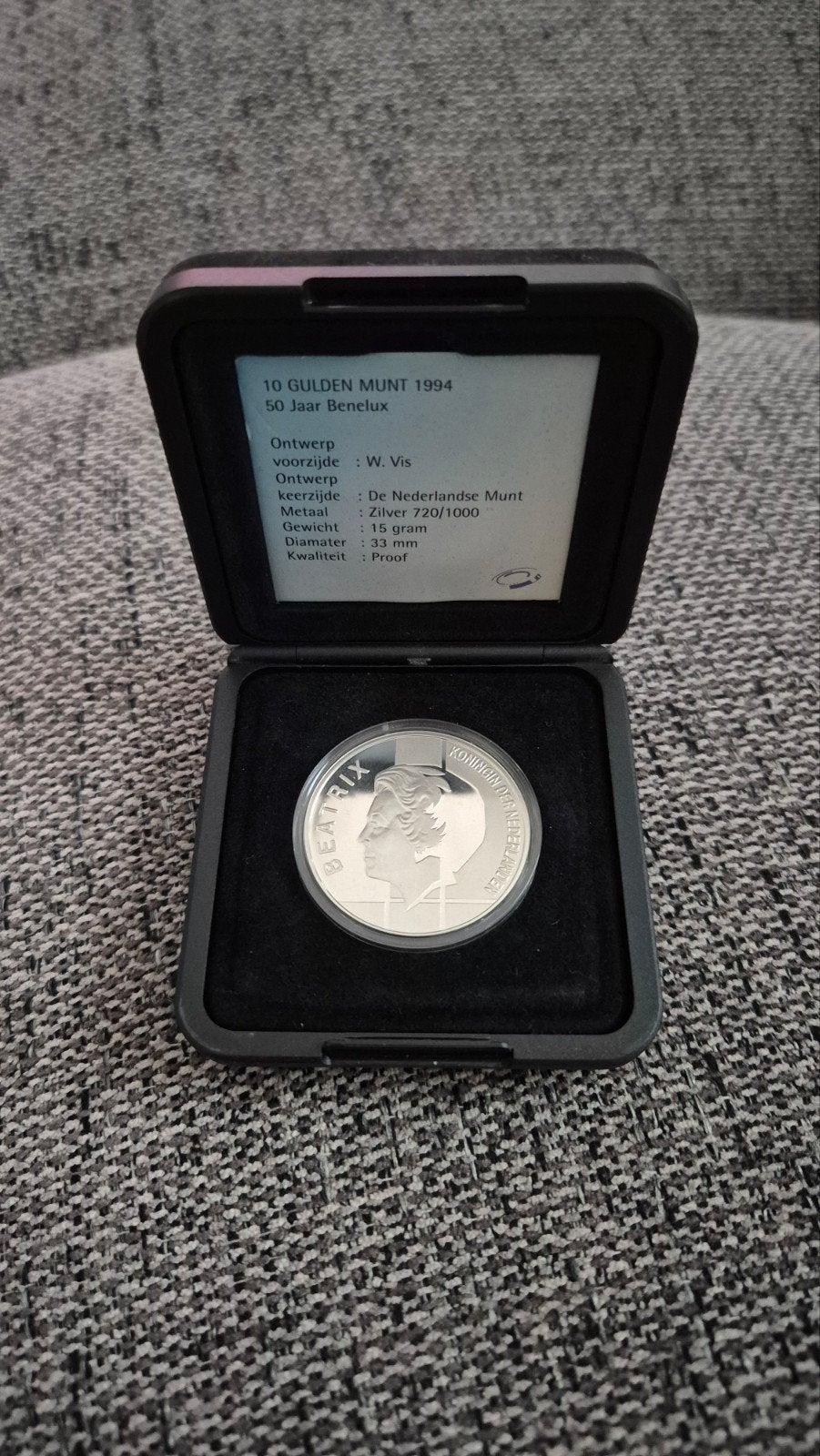 Nederland 10 gulden 1994 Benelux Proof, Verzenden, Nederland, Munten