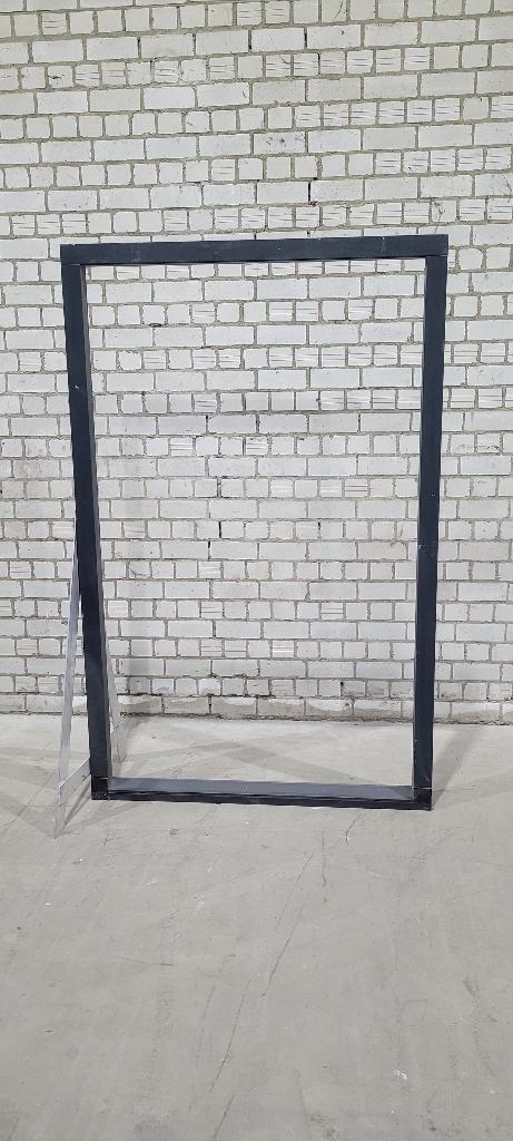 Hardhouten vastglaskozijn met kunststof dorpel antraciet, Raamkozijn, Nieuw, 150 tot 225 cm, Hout