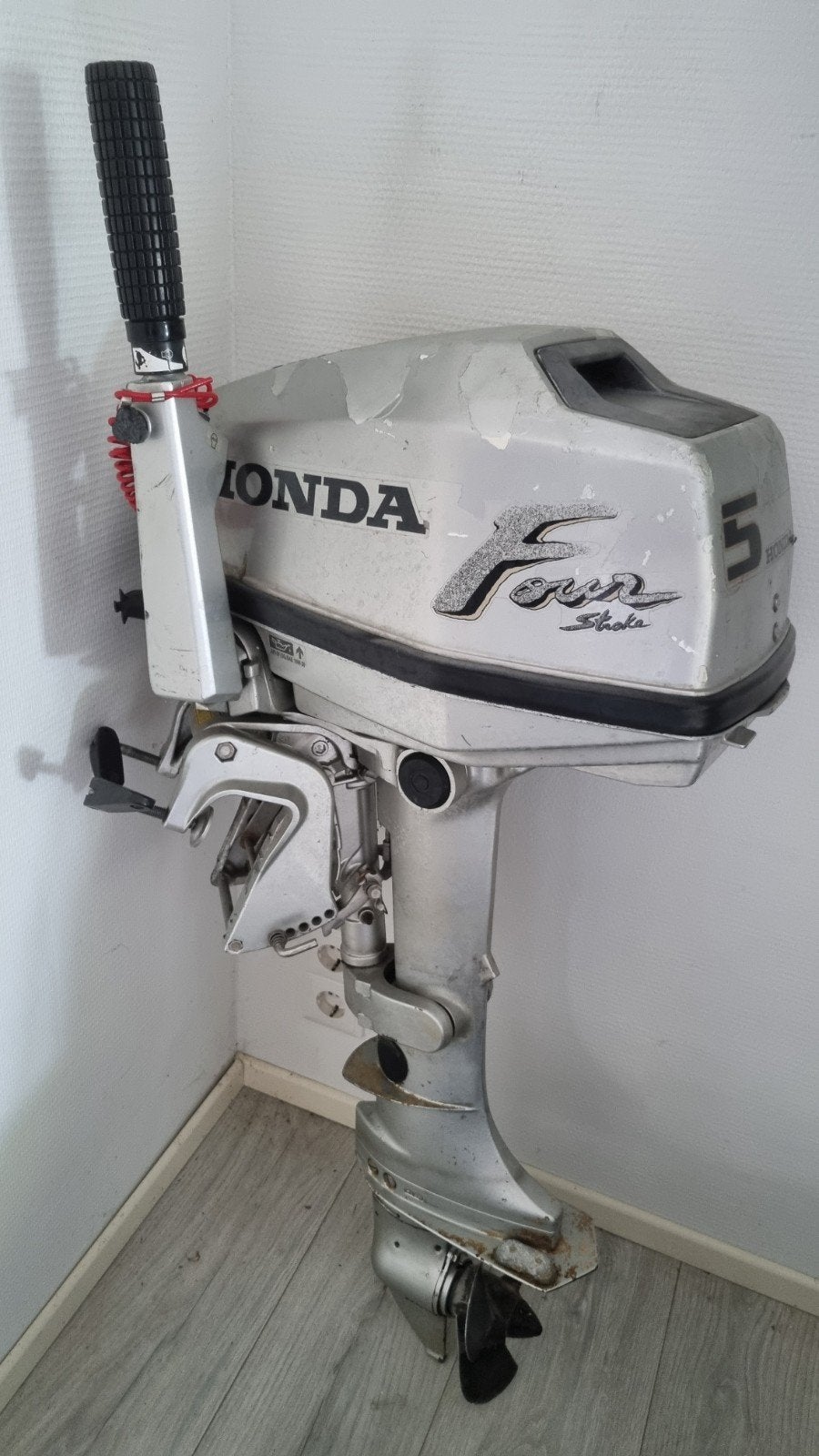 Honda 5 PK 4-takt buitenboordmotor – goed onderhouden, Ophalen, Gebruikt, 5 tot 10 pk, Viertaktmotor