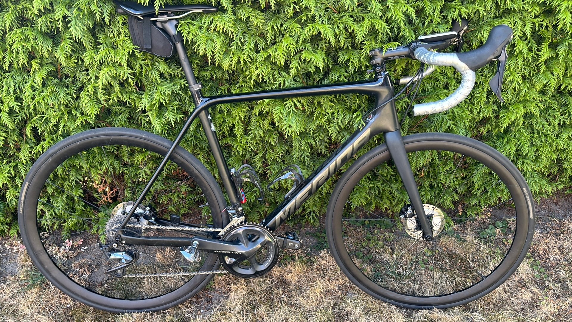 Merida Scultura 9000 carbon disc maat L Shimano Ultegra 2x11, 28 inch, Carbon, Zo goed als nieuw, Meer dan 20 versnellingen