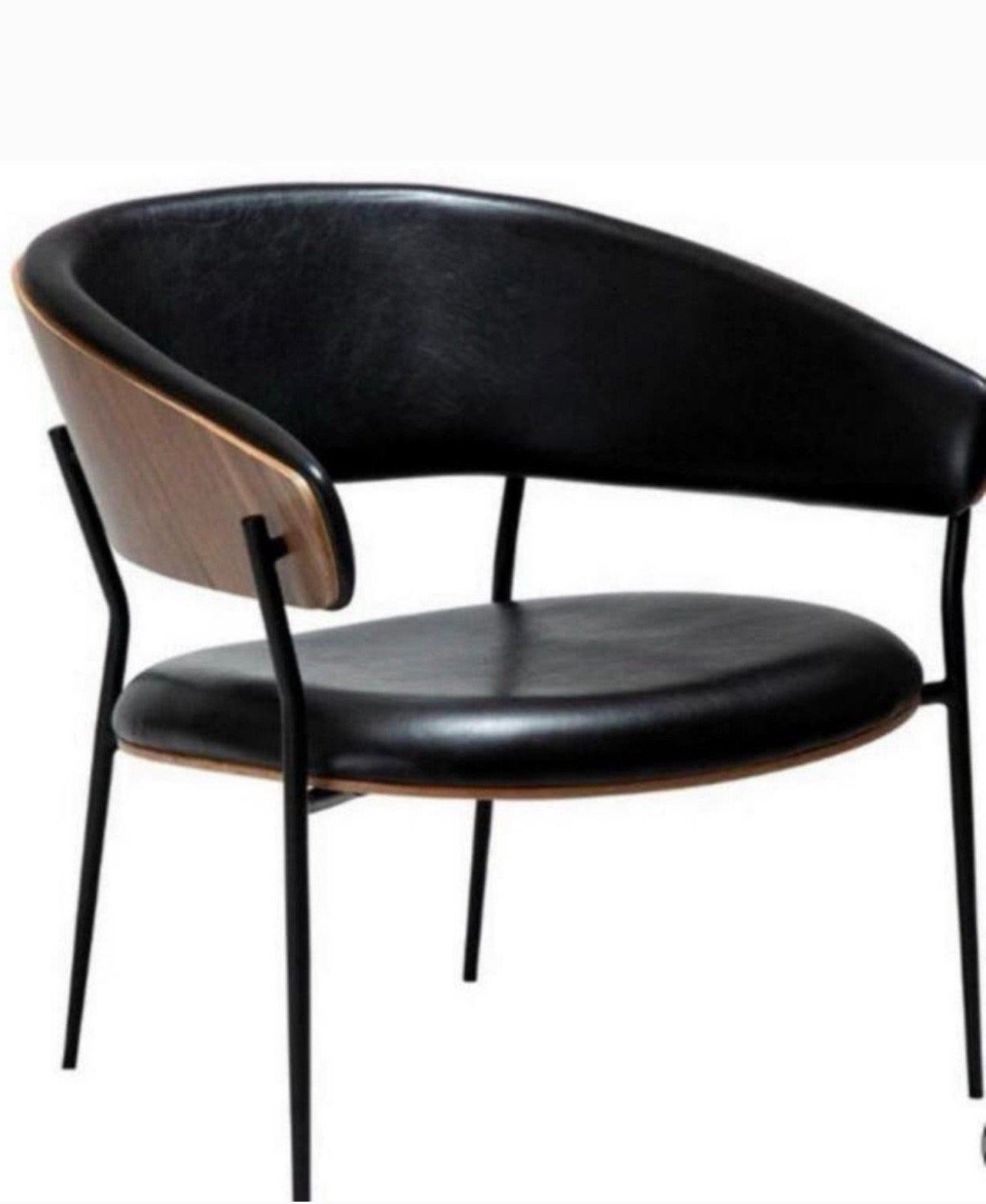 Dan form chair stoel leer fauteuil crib lounge chair leder, Ophalen, Zo goed als nieuw, Leer, Eén