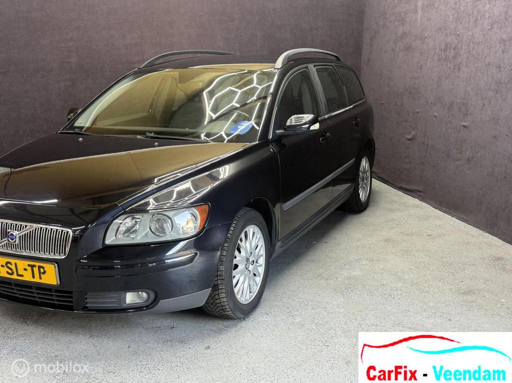 Volvo V50 2.4, Auto's, Volvo, 700 kg, Zwart, 1500 kg, 140 pk