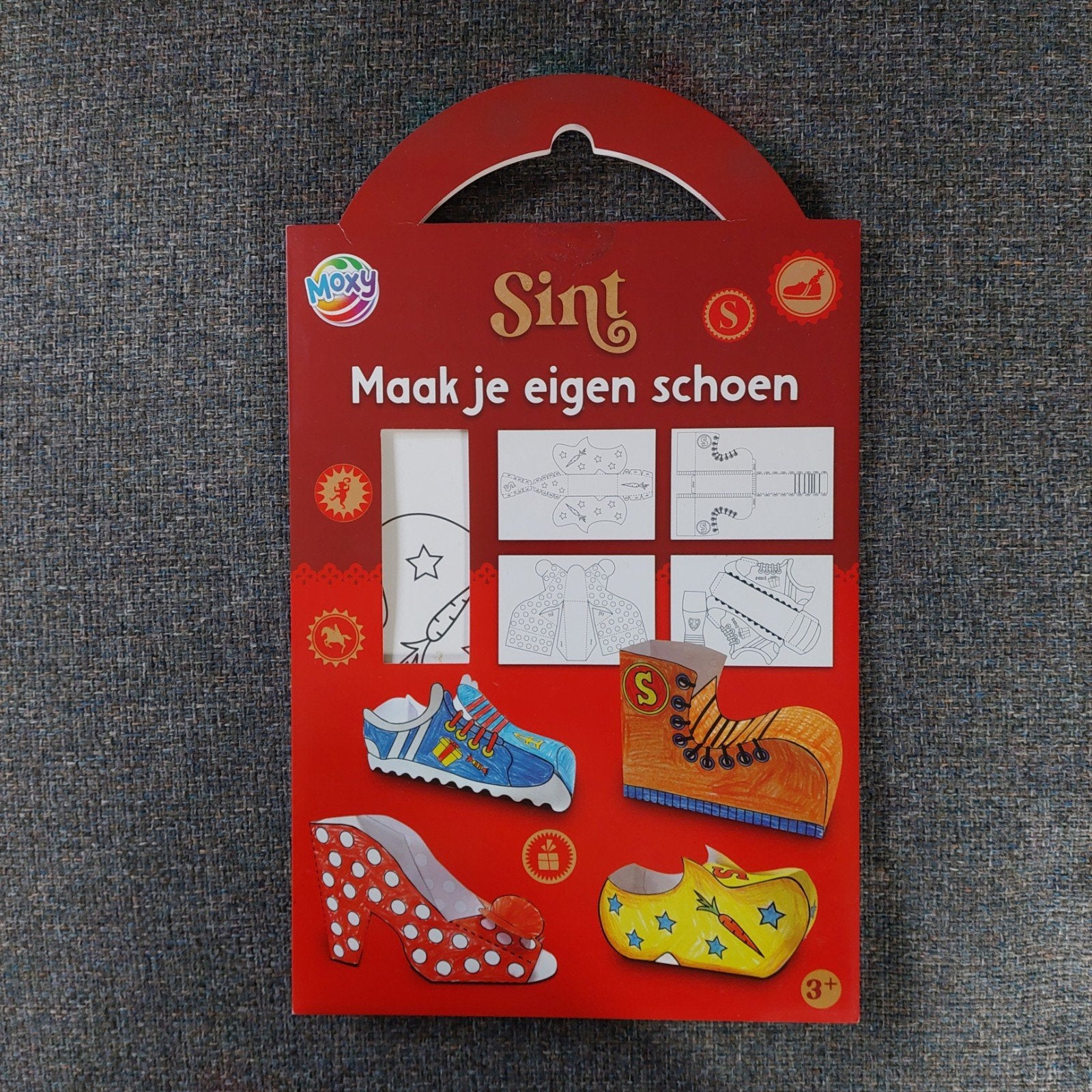 Ontwerp je eigen schoen - Sinterklaas - knutselen, Diversen, Sinterklaas, Zo goed als nieuw, Ophalen of Verzenden