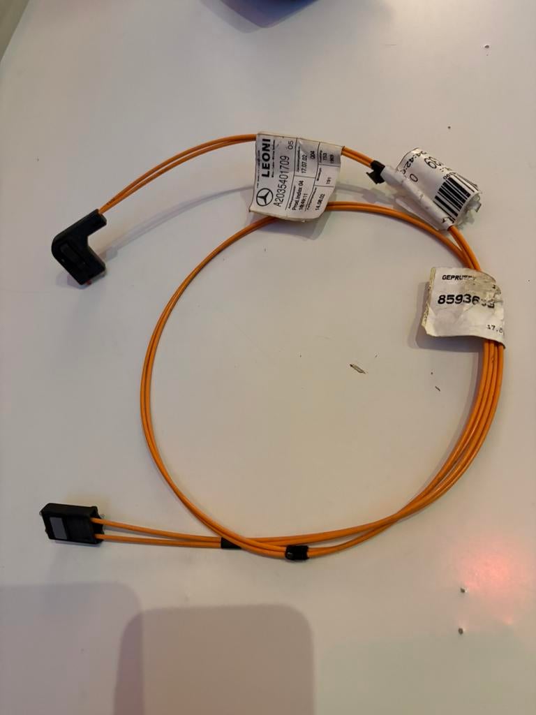 Originele Mercedes MOST optische kabel COMAND / CD-wisselaar, Ophalen of Verzenden, Zo goed als nieuw