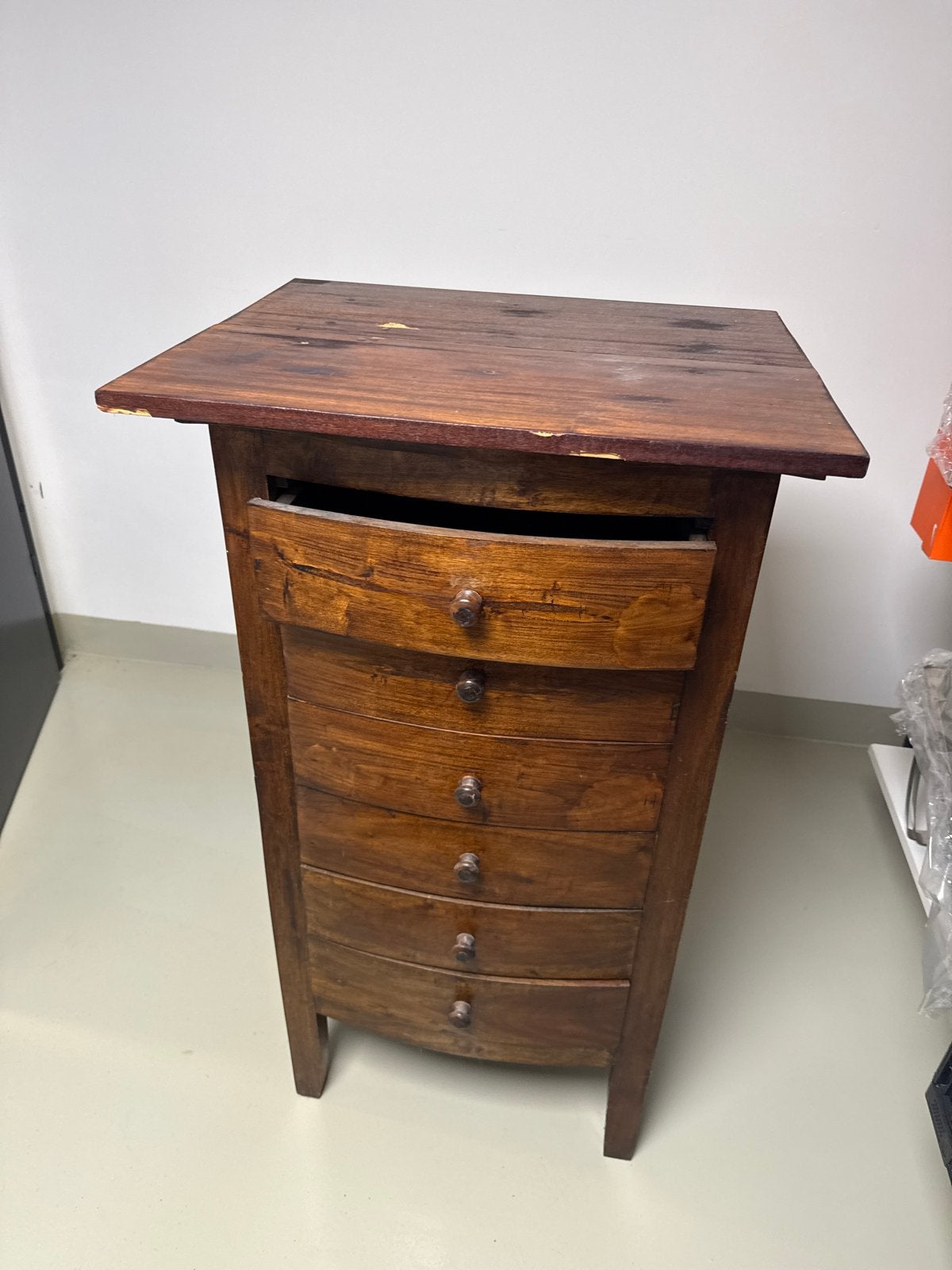 Antieke houten ladekast met 6 laden., Antiek en Kunst, Antiek | Meubels | Kasten, Ophalen