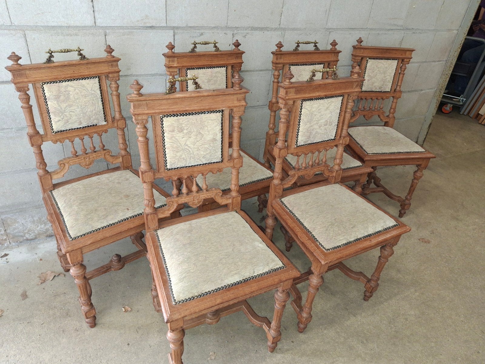 Antieke Fraaie Eetkamer Stoelen. 6 stuks., Ophalen