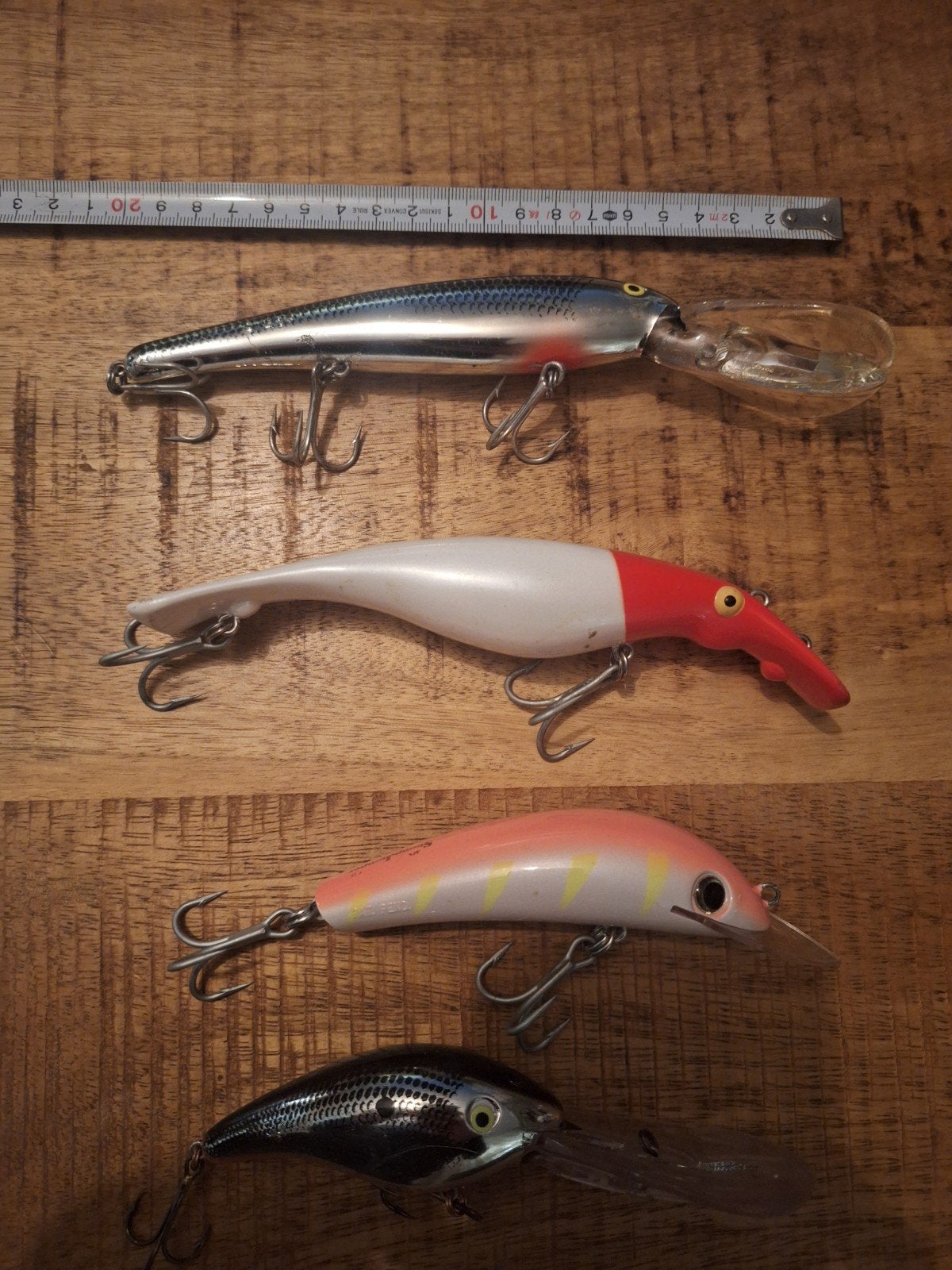 4 x Big lure max 20 cm, Watersport en Boten, Hengelsport | Roofvissen, Ophalen of Verzenden, Overige typen