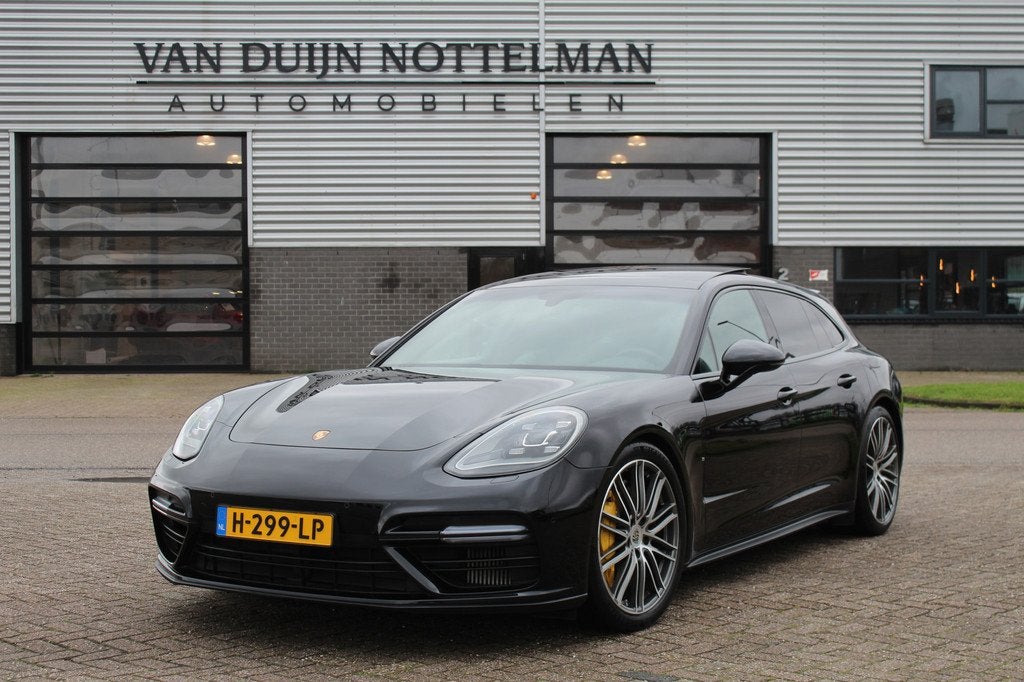 Porsche Panamera Sport Turismo 4.0 Turbo S E-Hybrid 680 PK /, Auto's, Automaat, Gebruikt, Met garantie (alle), Zwart