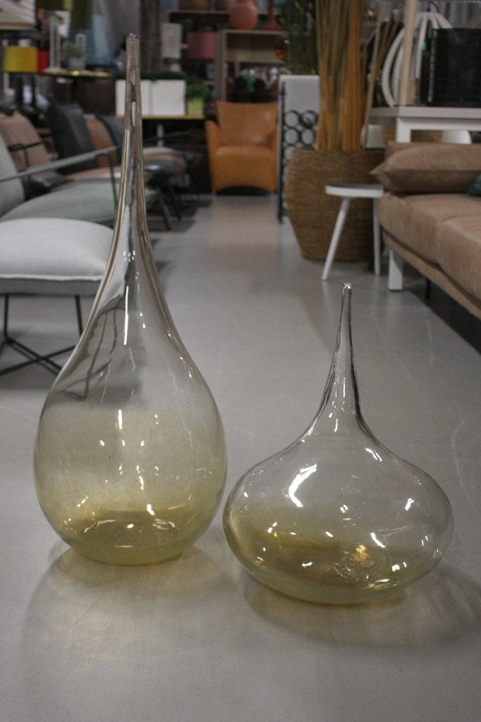 2 x prachtige glazen decoratie modern design glas, Huis en Inrichting, Ophalen, Zo goed als nieuw, Glas, Modern