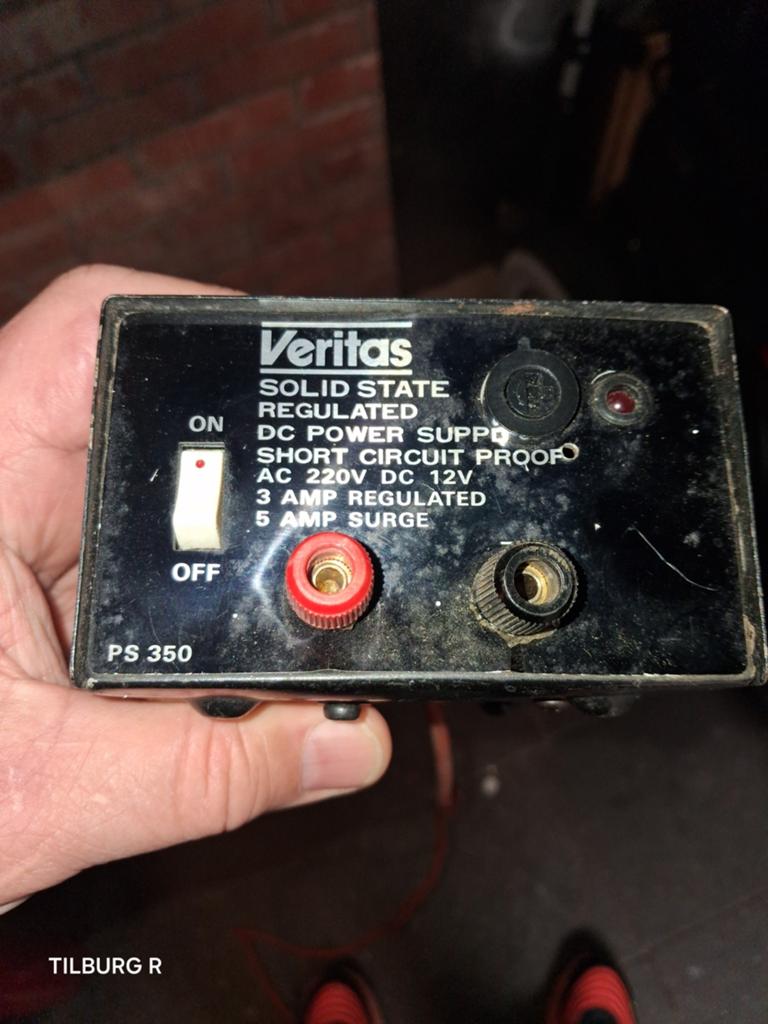Veritas PS 350 Gereguleerde DC Voeding 12V 3A, Ophalen of Verzenden, Gebruikt