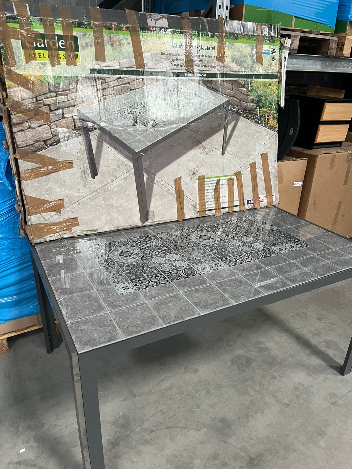 Tuintafel tafel, Tuin en Terras, Ophalen, Nieuw
