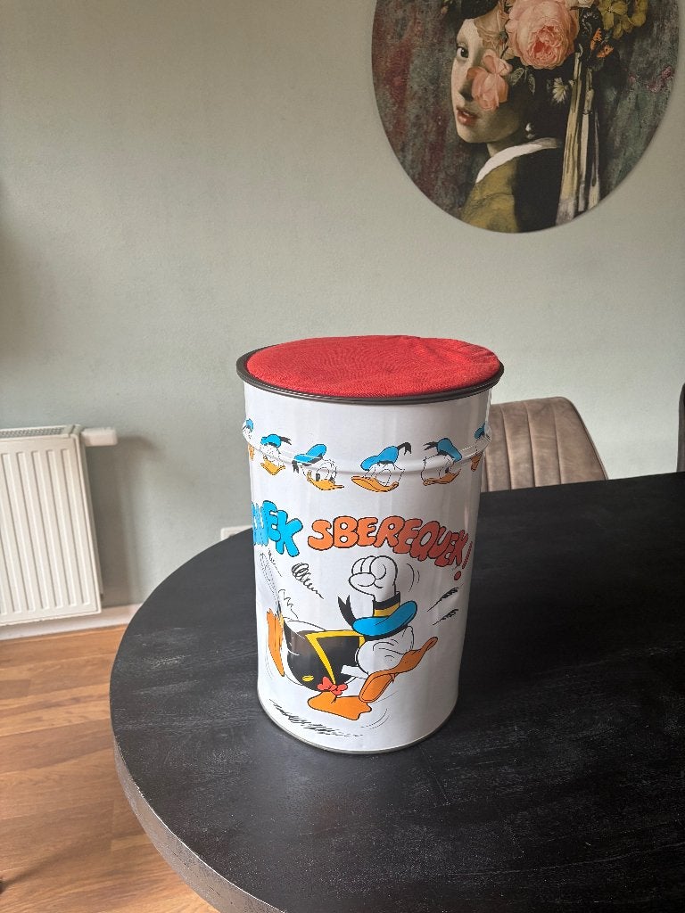 Opbergton Donald Duck., Ophalen, Gebruikt, Opbergmeubel