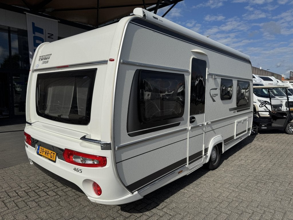 Fendt Saphir 465 SQ UNICO VERONA + THULE + MOVER XXL KOEKAST, Schokbreker, Rondzit, Bedrijf, Fendt