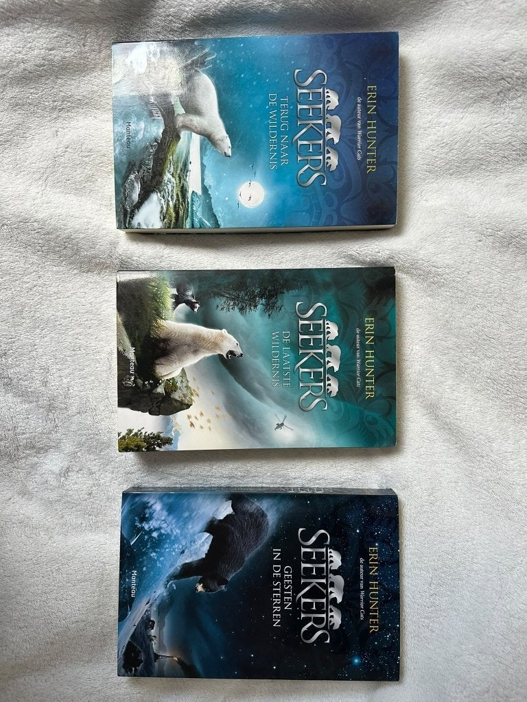 3 x SEEKERS boeken van Erin Hunter, Ophalen of Verzenden, Zo goed als nieuw