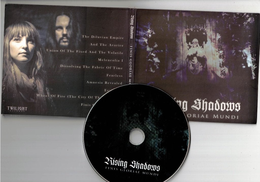 RISING SHADOWS CD Finis Gloriae Mundi - dark wave, Ophalen of Verzenden, Zo goed als nieuw, Poprock