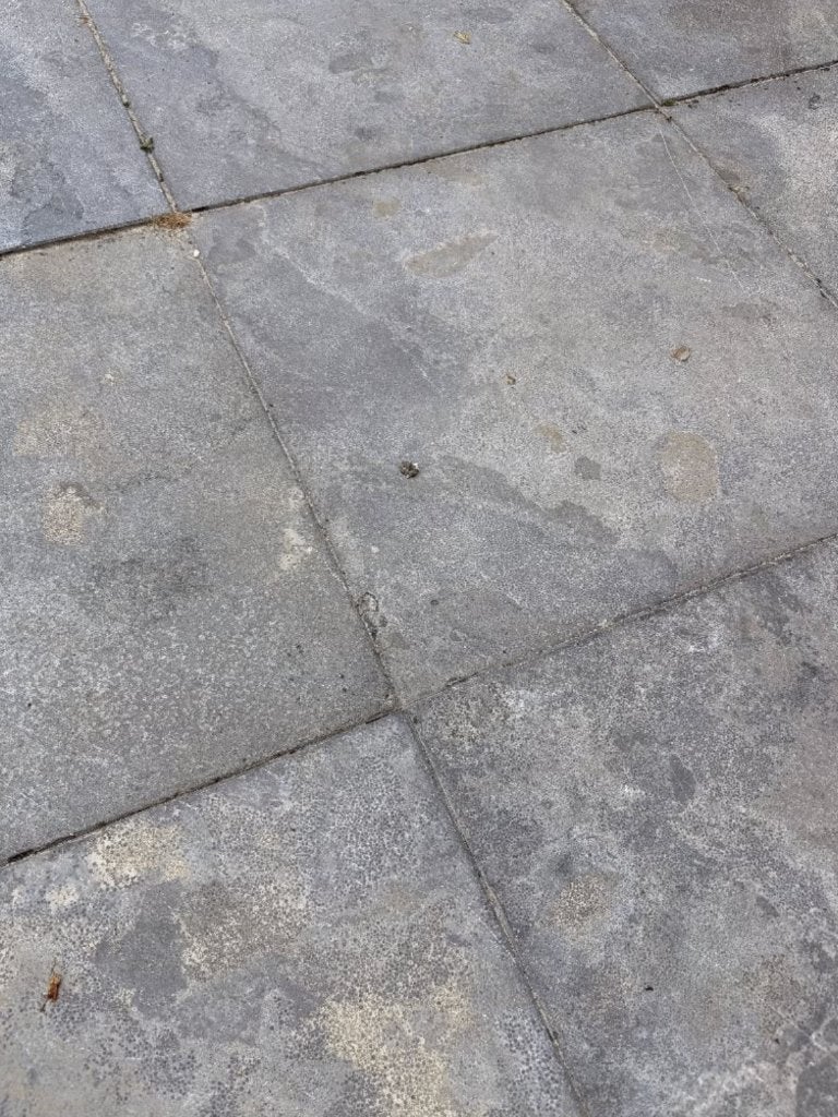 Natuursteen terrastegels 40x40, 45 stuks, Tuin en Terras, Tegels en Klinkers, Gebruikt, Terrastegels, Natuursteen, Ophalen
