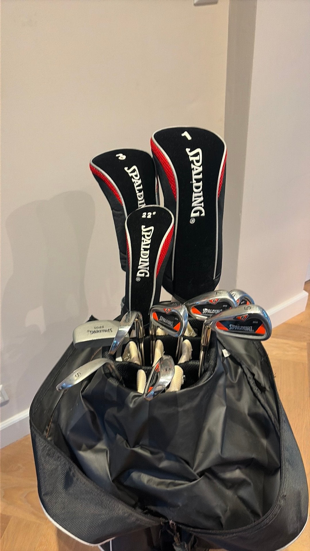 Complete Golfset Spalding linkshandig, Sport en Fitness, Golf, Ophalen, Zo goed als nieuw