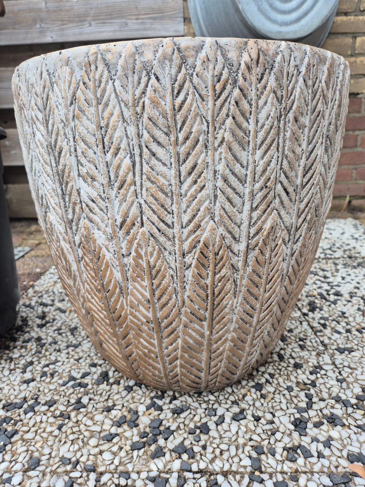 PTMD Bloempot - Hoogte 40cm, Doorsnede 40/36cm, Ophalen, Gebruikt, Overige materialen