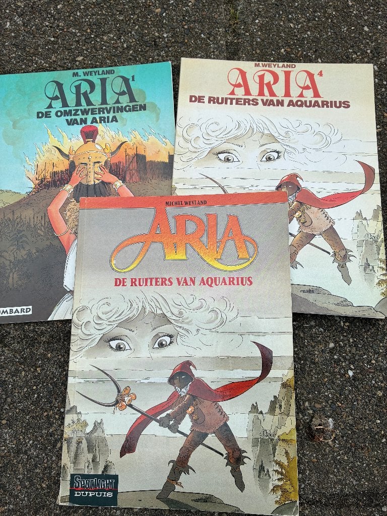 LOSSE VERKOOP ; Aria deel 1 & 4 (Weyland), Meerdere stripboeken, Ophalen of Verzenden, Zo goed als nieuw, M. Weyland