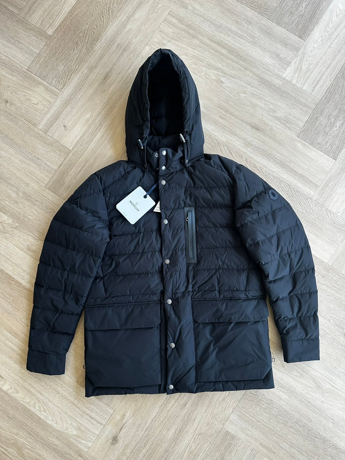 Moncler Arpettaz Shor Jacket Size L / 3, Ophalen of Verzenden, Nieuw, Zwart