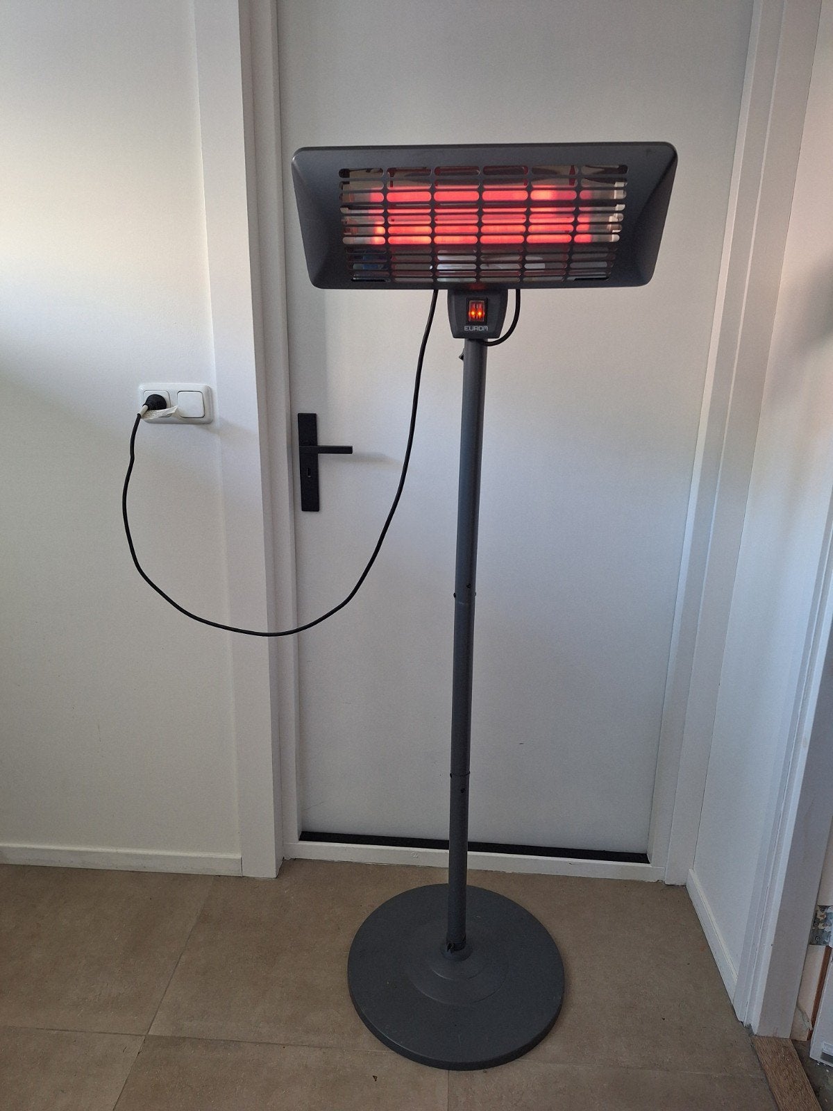 Terrasverwarmer, slechts 1x gebruikt., Ophalen, Zo goed als nieuw