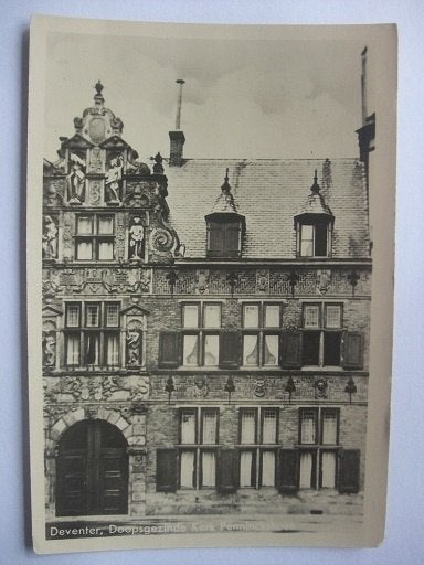 Q40 Deventer - Doopsgezinde kerk, Verzenden, 1920 tot 1940, Gelopen, Overijssel