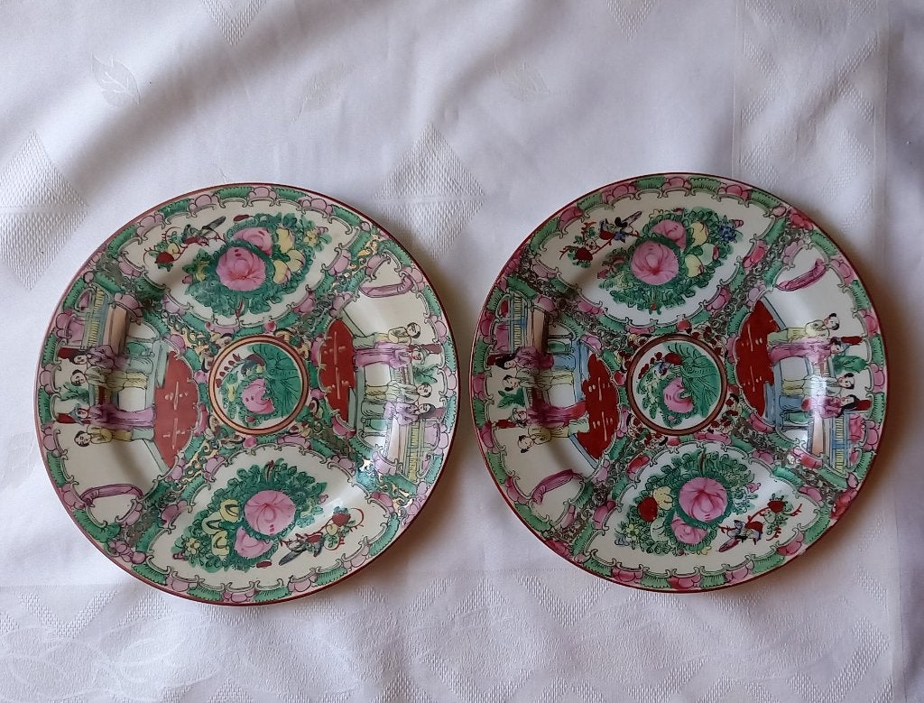 2 Chinees porseleinen borden, Antiek en Kunst, Antiek | Porselein, Verzenden